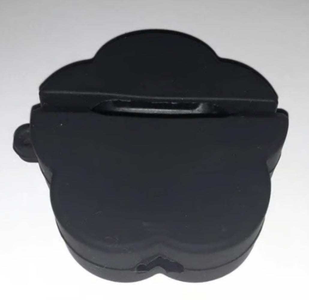 Black Flower Airpod Case